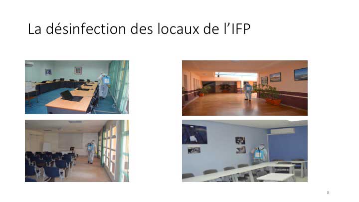 La reprise post COVID -19 des activités de formation à l’IFP - Les mesures préventives